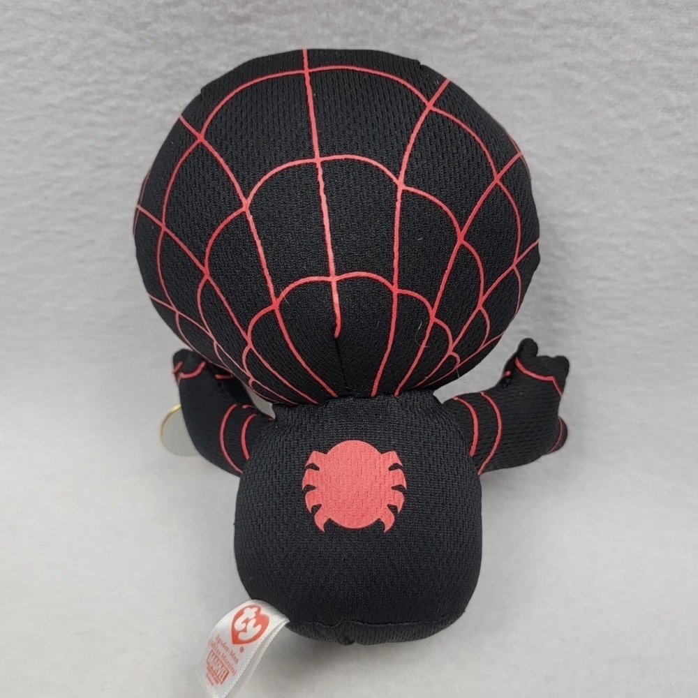 2019 Ty Beanie Baby 6" Marvel Miles Morales Spider-Man Spider Verse Plush. - Picture 3 of 7